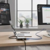 4’ü 1 Arada Type-C to Hub Dönüştürücü Adaptör – 4K Ultra HD HDMI &amp; VGA Görüntü Aktarımı, PD Hızlı Şarj Destekli, USB Çoklayıcı (5324)
