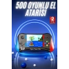 500 Oyunlu Retro Sup Konsolu Taşınabilir Mini Gamepad 3,5 İnç Ekran