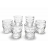 6lı Kurukafa Şeffaf Cam Shot Bardağı Seti 9x8 cm