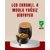 6 Litre Büyük Kapasiteli Dokunmatik Airfryer 2400W Yağsız Fritöz