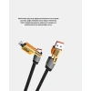 65W 4’ü 1 Arada Örgülü Hızlı Şarj Kablosu USB-C USB-A Çoklu Şarj Dayanıklı