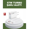 67 Watt Type C Hızlı Şarj Cihazı Oneplus 7 8 9 10 Uyumlu