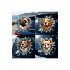Fulcar Köpek Tasarımlı Araç Stickerı