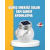 Suya Dayanıklı Güneş Enerjili Cam Şişe Sarkıt Lamba