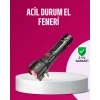 Acil Durum El Feneri Çekiç ve Pusula Özellikli Güçlü Işık