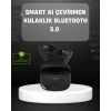 Yapay Zeka Destekli Bluetooth Kulaklık Anlık Çeviri ve Gürültü Engelleme