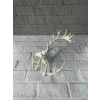 Dekoratif Geyik Başı Heykel 25 cm Modern Minimal Tasarım
