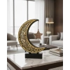 3D Hilal Yıldız Masa Üstü Dekor 23x23 cm Ramazan Konsept Tasarım
