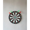 17 İnç Profesyonel Dart Tahtası Dayanıklı Yapı ve 4 Metal Dart Oku