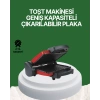2000 Watt Teflon Tost Makinesi – Geniş Plaka, Ayarlanabilir Isı, Kolay Temizlik