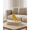 3D Sarı El Tasarım Dekor 17x16 cm Konsol ve Şömine Üstü Aksesuar