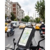 Su Geçirmez Motosiklet Telefon Tutucu Evrensel Gidon Montaj Navigasyon Standı