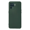 Oppo Reno 5 Lite Kılıf Nano İçi Kadife Silikon - Koyu Yeşil
