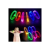Festival &amp; Parti LED Bileklik Baskı Yapılabilir 3 Farklı Mod Işıklı 1 Adet (5324)