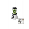 TURBO DOĞRAYICI BLENDER BUZ KIRICI 6LI BIÇAK=PASLANMAZ ÇELİK - 1.5LT CAM HAZNE 2 KADEME HIZ 400W 180