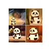 5 Farklı Renk Modlu Panda Figürlü Pofuduk LED Gece Lambası–Yumuşak Dokulu Çocuk Odası ve Dekoratif Ş