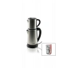 ELEKTRİKLİ ÇAY MAKİNESİ ÇAYCI SET 1.8LT SU ISITICI PLS.+ 0.8LT DEMLİK ÇELİK TABAN 1800W 360 DERECE G