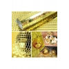 Kare Gold Cam Mozaik Fayans Çıkartmaları El İşi Kare Cam Fayans Kendinden Yapışkanlı Aynalı Dekor Pa