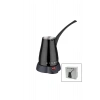 SİYAH ELEKTİRKLİ CEZVE TÜRK KAHVE MAKİNESİ 5 FİNCAN - 400ML HAZNE PASLANMAZ ÇELİK 360 DERECE DÖNEBİL
