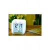 Led Dijital Renkli Masa Saati Alarm Termometre Tarih Masaüstü Saat