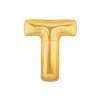 T Harf Folyo Balon Altın Renk 40 inç (5324)
