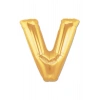 V Harf Folyo Balon Altın Renk 40 inç (5324)