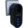 Gobax Termal Akım Korumalı Akıllı Priz 3xusb Li, Çocuk Korumalı, Led Işıklı, Yüksek Isıya Dayanıklı