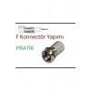 EF VİDA 50 PARÇA UYDU KONNEKTÖR RG-6-F (5324)