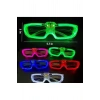Kırmızı LED Işıklı Parti Gözlüğü 3 Modlu – Glow - Gece Eğlence Gözlüğü (5324)