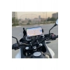 Motosiklet Gidon Telefon Tutucu–360° Döner, Kaymaz Sabitleme Sistemli, Sarsıntı Önleyici Telefon Tut