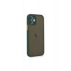 İphone 12 Mini Kılıf Montreal Silikon Kapak - Yeşil