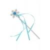 Kar Taneli Mavi Kalp Taşl�� Saten Kurdeleli Karlar Ülkesi Elsa Asası Sopası 34 Cm