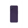 Realme C35 Kılıf Nano İçi Kadife Silikon - Mor