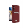 Samsung Galaxy M15 Kelvin Kartvizitli Silikon - Bordo