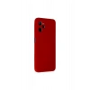 Realme C35 Kılıf Nano İçi Kadife Silikon - Kırmızı