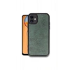 İphone 11 Kılıf Aras Deri Kapak - Koyu Yeşil