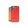 İphone 15 Pro Kılıf Aras Deri Kapak - Kırmızı