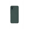 Samsung Galaxy A03 Kılıf Nano İçi Kadife Silikon - Koyu Yeşil