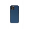 İphone 12 Pro Kılıf Coco Deri Silikon Kapak - Açık Mavi