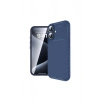 İphone 16 Kılıf Auto Focus Karbon Kapak - Lacivert