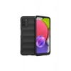 Samsung Galaxy A03s Kılıf Optimum Silikon - Siyah