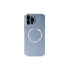 İphone 12 Pro Kılıf Jack Magneticsafe Lens Silikon - Sierra Blue