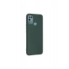 İnfinix Hot 10 Play Kılıf Nano İçi Kadife Silikon - Koyu Yeşil