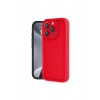 İphone 16 Pro Kılıf Viera Silikon - Kırmızı