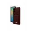 Samsung Galaxy A07 Kelvin Kartvizitli Silikon - Bordo