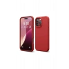 İphone 16 Pro Max Kılıf Nano İçi Kadife Silikon - Kırmızı