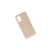 Samsung Galaxy S20 Kılıf Nano İçi Kadife Silikon - Pudra