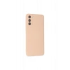 Samsung Galaxy S21 Fe Kılıf Nano İçi Kadife Silikon - Pudra
