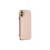 İphone 12 Kılıf Volet Silikon - Pembe