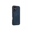 İphone 16 Kılıf Aras Deri Kapak - Lacivert